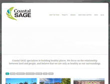 Tablet Screenshot of coastal-sage.com